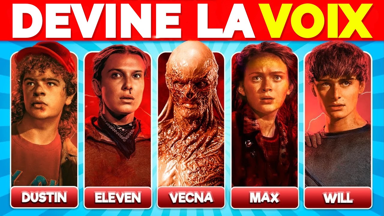 Devine la VOIX des personnages de Stranger Things 😈🔊 | PARTIE 2