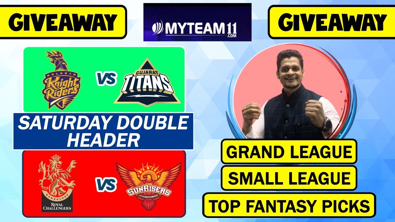 KOL vs GT || BLR vs SRH || IPL 2022 || IPL || Fantasy Tips || Dream 11 Prediction | Dream 11 Tips