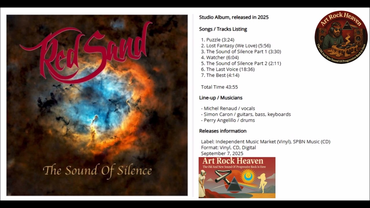 Red Sand(Canada)-The Sound Of Silence(2025)-Lost Fantasy/The sound of silence Part 1, (Prog rock)
