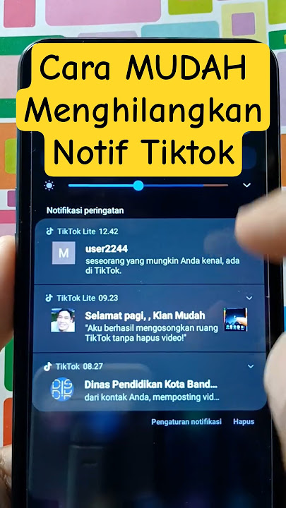 How to Remove TikTok & TikTok Lite Notifications #easier #tiktoknotifications #tiktoknotifications