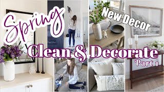 Spring Clean and Decorate With Me 2021| New Spring Decor & Cleaning Motivation