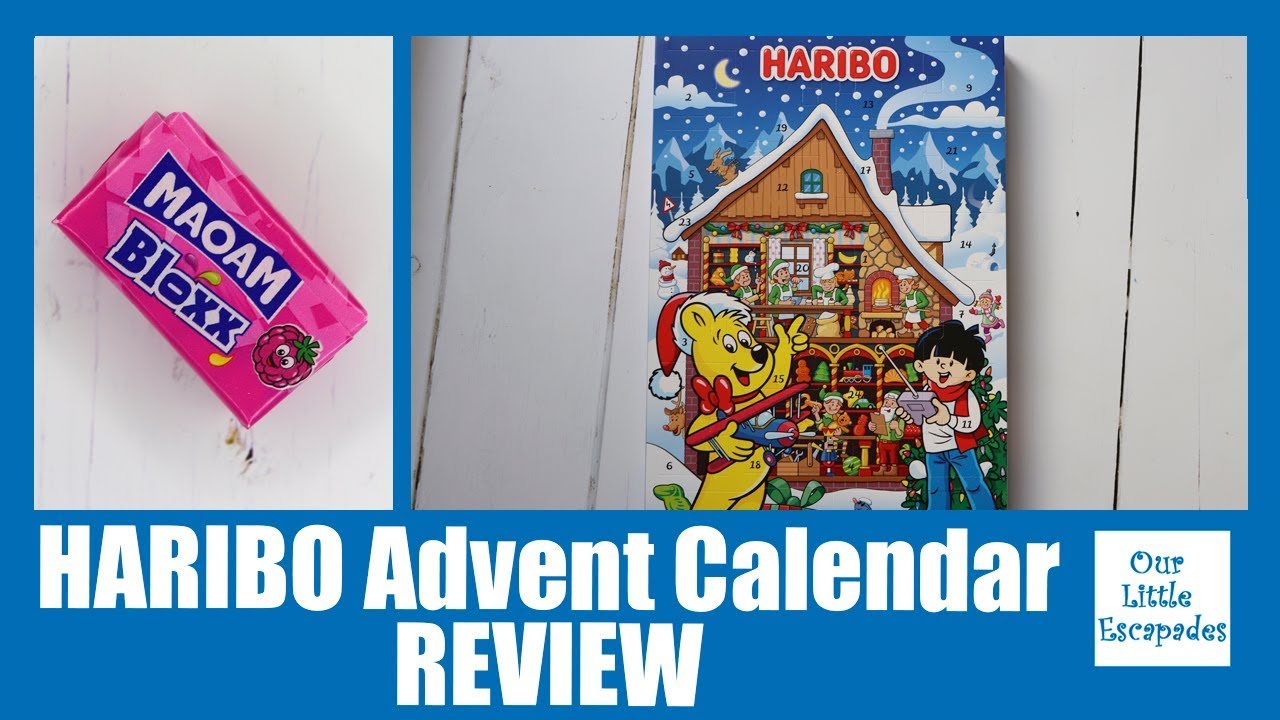 HARIBO Advent Calendar REVIEW Unboxing The Contents - YouTube