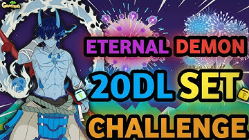 SPECIAL 20 DLS ETERNAL DEMON SET CHALLENGE (NEW SET!!) | Growtopia - Set Challenge #201