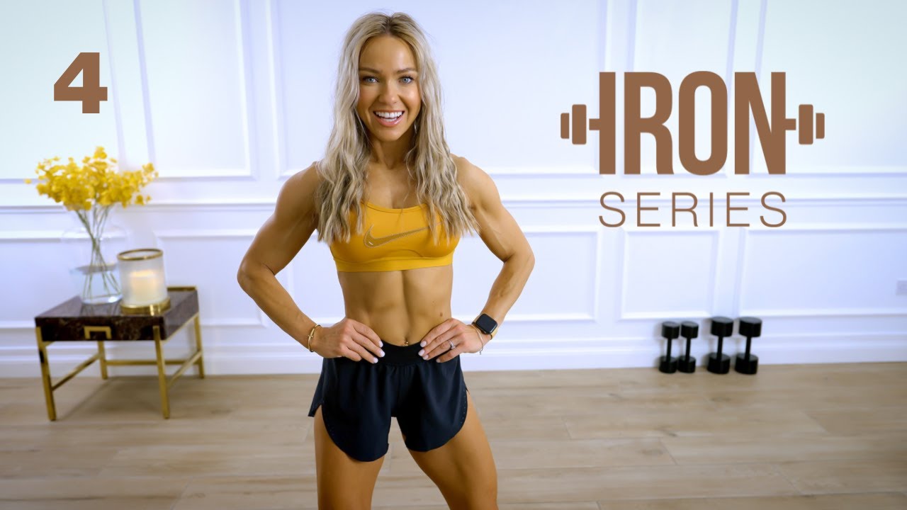 IRON Series 30 Min Full Body Workout - Dumbbell Circuits
