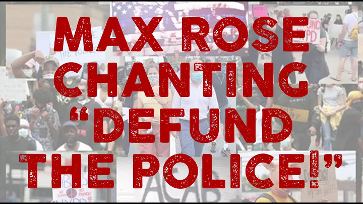 Max Rose Chanting Defund the Police