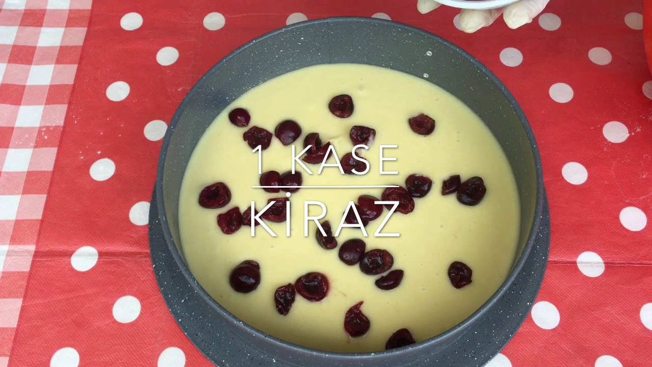 “KİRAZLI KEK” Tarifi 🍒 YouTube