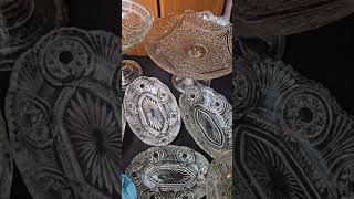 старинное стекло обзор #антиквариат #homedecor #посуда #винтаж #находки #decor #дизайн #vintage