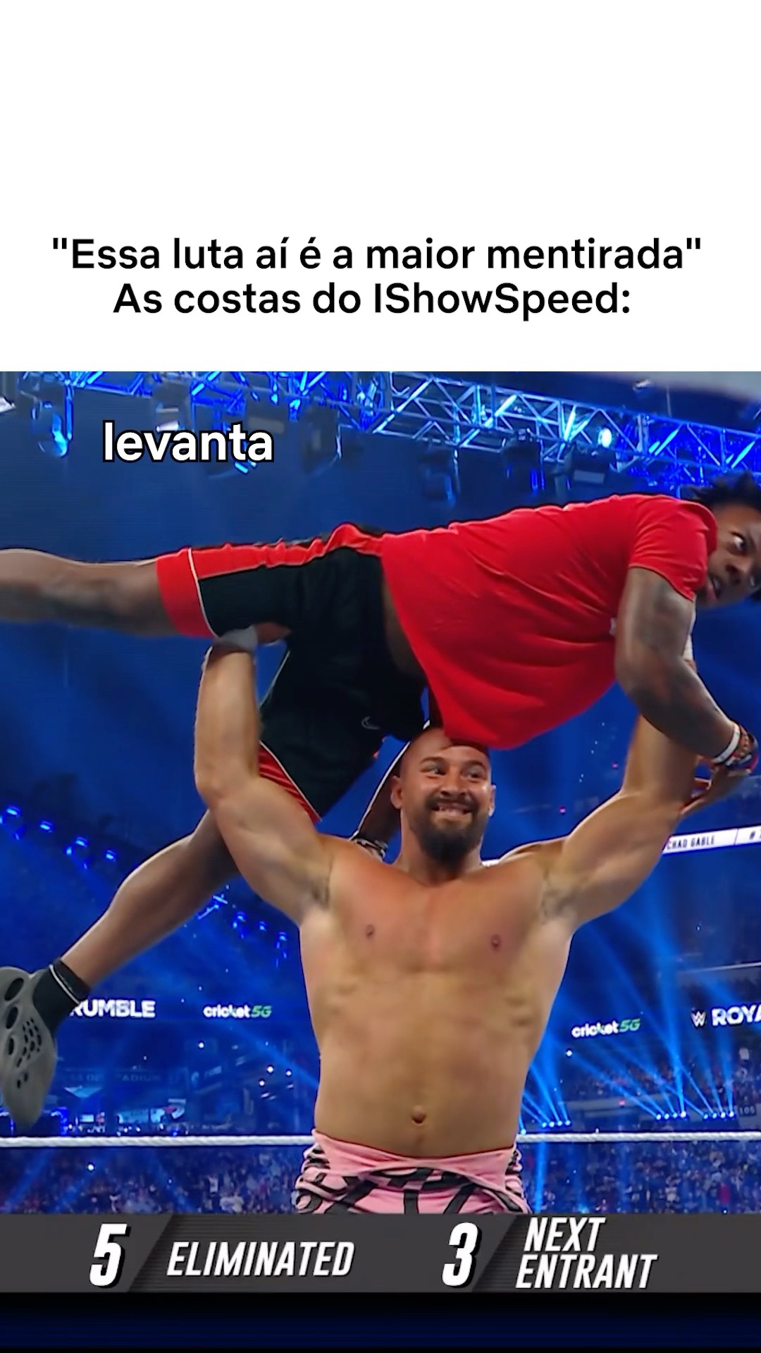 O DIA QUE O SPEED FOI NA #WWE ??