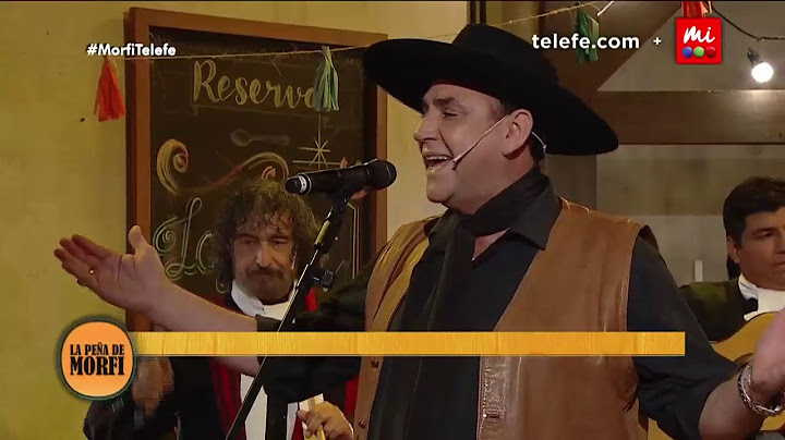 "Chaqueño" Palavecino canta "Soñaba con ser" - La Peña de Morfi
