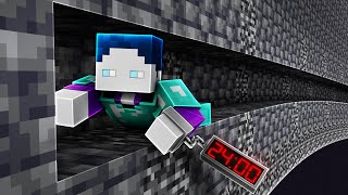 ICH BIN 24 STUNDEN UNTER DER ERDE UM MINECRAFT DURCHZUSPIELEN