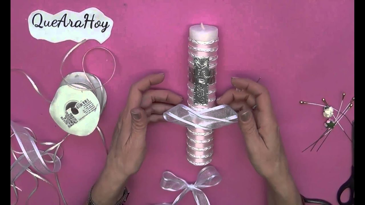 Decora velas para ceremonia