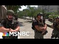 Unidentified, Armed Federal Troops Raise Accountability Concerns | Rachel Maddow | MSNBC