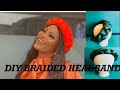 How to make braided headband | Easy