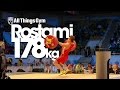 Kianoush rostami 178kg snatch almaty 2014 world weightlifting championships