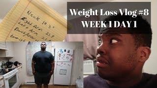 WEIGHTLOSS UPDATE AND WEIGH-IN WEEK 1 DAY 1