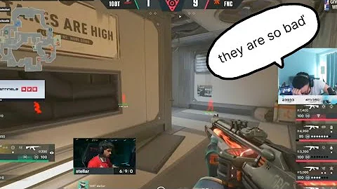 Tarik Reaction on FNC Destroying 100t in VCT LOCK//IN - TheseusYt