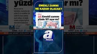 Emekli Zammı Yüzde 18I Aşar Mı?