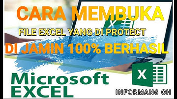 Cara Membuka File excel Yang Di PROTECT Dijamin Ampuh
