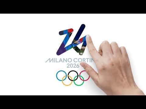 MilanoCortina2026 - Il logo delle Olimpiadi e Paralimpiadi