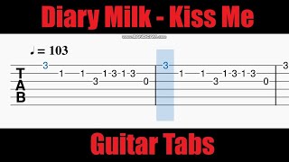 Diary Milk Kiss Me Guitar Tabs