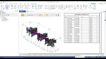 solid edge part list | solid edge drafting tutorial