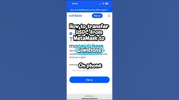 How to transfer USDC from MetaMask to CoinBase