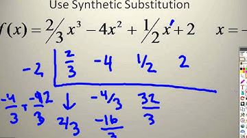 Algebra 6 2 Part 1 Examples Synthetic Substitution