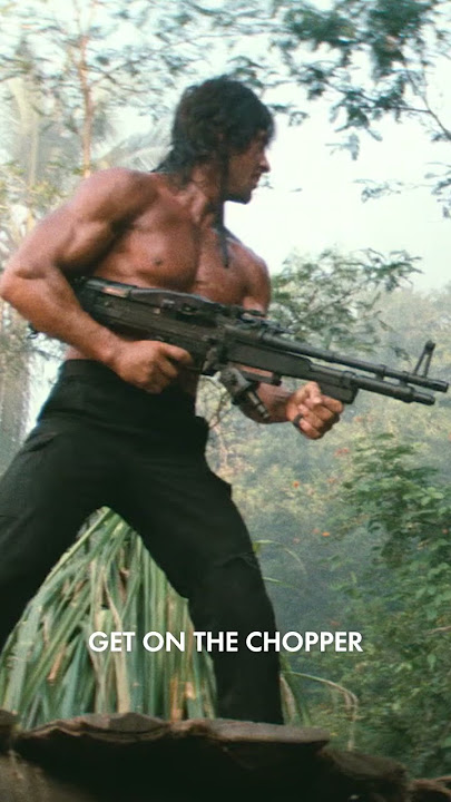 RAMBO: FIRST BLOOD PART II - POW Escape - Sylvester Stallone #shorts