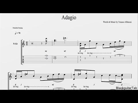 Classical Guitar Songs: Adagio-Tomaso Albinoni/E minor - YouTube