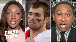 Stephen A. and Maria Taylor react to Jake Fromm's apology for 'elite white people' text | First Take