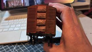 Wagon weathering