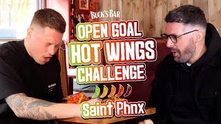 🥵🌶 HILARIOUS REACTION FROM AL & STEVIE FROM SAINT PHNX TO HOT WINGS CHALLENGE!