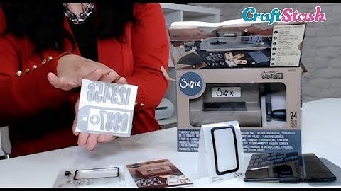Tim Holtz Sizzix Sidekick Die Cutting Machine | Unboxing, Setup, & Demo