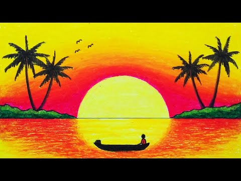 How To Draw A Sunset With Markers? (Step-By-Step Pictures)