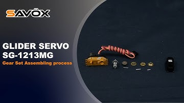 【SAVOX】How to Replace Servo Gears - Glider Servo SG-1213MG