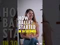 How ballet started. #southafrica #ballet #shorts #shortsvideo #dance
