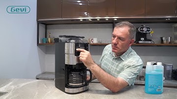 How to use the Gevi GECMA025A-U coffee machine for deep cleaning (Pre - Upgrade)