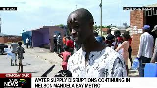 Water disruptions continue in Nelson Mandela Bay