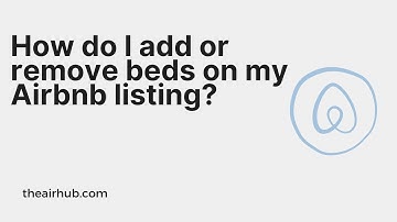 How do I add or remove beds on my Airbnb listing?