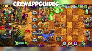 Plants vs Zombies 2 - Its About Time - Jurassic Marsh 24 - Walkthrough 100% (No Commentary)