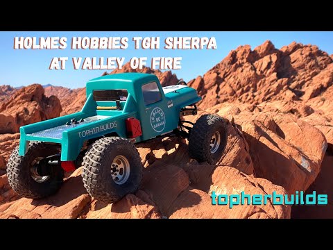 Holmes Hobbies TGH Sherpa Rear Portal RC Crawler at Valley of Fire | 2020 Scale Nationals Location