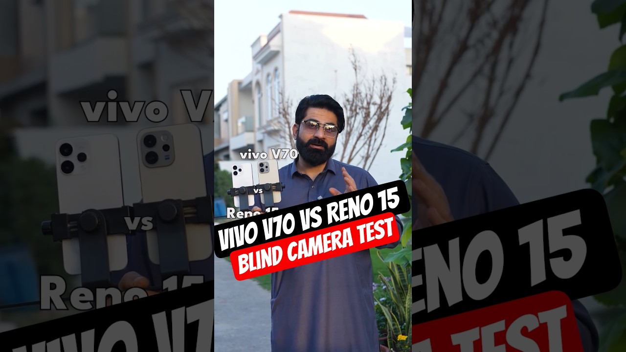 Vivo V70 vs OPPO Reno 15 Blind Camera Test ! Which one is better?🫣