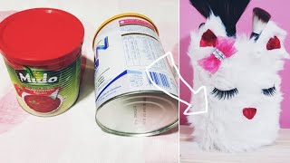 عمل يدوي سهل من علب فارغة 
 DIY ideas