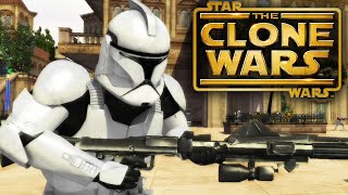 Star Wars: Battlefront (2004) Enhanced Gameplay Mod - Clone Troopers vs Battle Droids | Naboo Theed