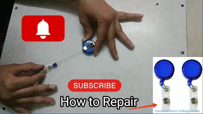 How to repair a retractable badge reel 