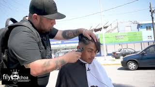 ayudando gente de calle  hoy nos tocó cortarle el cabello a  deflino sanchez. video #2
