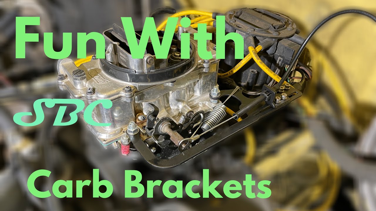 Swapping From a Quadrajet to a Square Bore Throttle Bracket YouTube