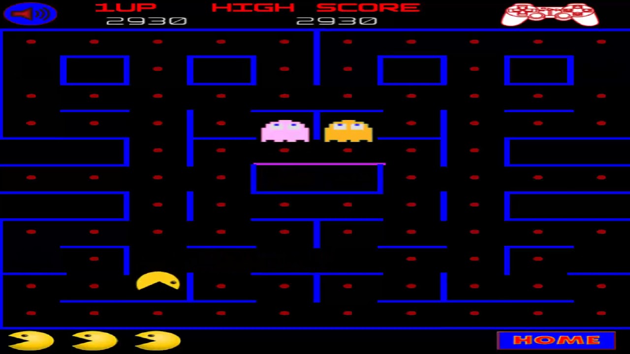 PACMAN 3 III DUMB PAC MAN ONLINE PAC MAN CLONE 8BIT ELEMENTS