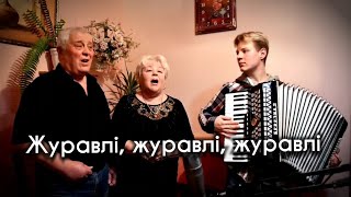 В синім небі, в вечірнім параді🥺 Журавлі, журавлі,  журавлі. Дуже гарна українська пісня😍