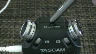 Binaural ASMR Tascam Microphone Brushing, Rubbing and Touching